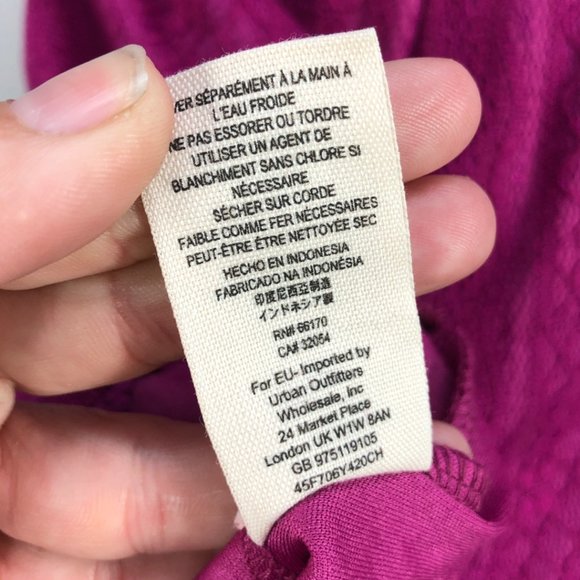 Fuchsia Free People Miss Connections Cut Out Dress Size 2 - Picture 8 of 9